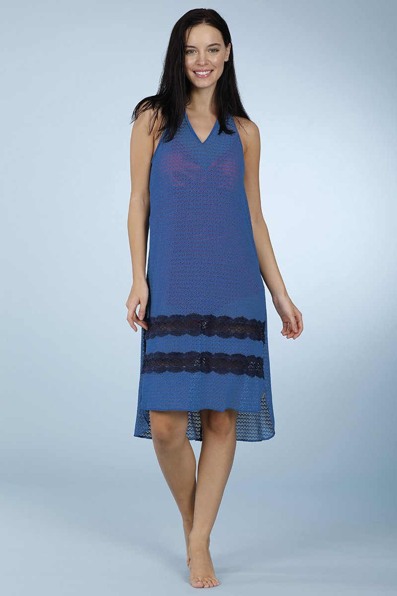 Amante Women's Blue Swim Cover Up